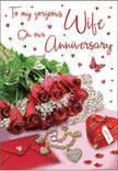 The anniversary card scene is arranged like an intimate celebration set out on a polished table in Hoddesdon, thoughtfully detailed and full of sentiment. A lush arrangement of red roses lies at the heart of the design, each bloom richly coloured and velvety, their petals layered in soft spirals that appear almost three-dimensional. The roses are framed by sprigs of fresh greenery, which add movement and balance, evoking the look of a carefully composed bouquet fresh from Flowers Hoddesdon. Nearby, a pristine envelope rests, its quiet presence suggesting a handwritten message waiting to be discovered, while a fine piece of jewellery and a heart-shaped keepsake box bring a sense of cherished ritual-perhaps a new token to add to a collection of anniversary memories. Scattered across the card's surface are tiny hearts and sparkling embellishments that catch the soft daylight, their gentle shimmer reminiscent of reflections seen on shop windows along Hoddesdon's High Street at dusk. A single butterfly lingers close to the roses, a delicate symbol of transformation and enduring love. Flowing script weaves through the composition, its graceful curves echoing the motion of pen on paper during a late-night moment of reflection. The colour palette blends passionate reds, warm blushes, creamy whites, and subtle metallic hints, enveloping the whole scene in warmth. Textures of satin-like petals, smooth card, cool metal, and soft ribbon create a rich sensory impression, as though you could reach out and feel each part. This image perfectly suits an anniversary gesture that feels local, heartfelt, and deeply personal, ready to be delivered to any corner of Hoddesdon.